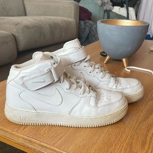 White High Top Air Force 1